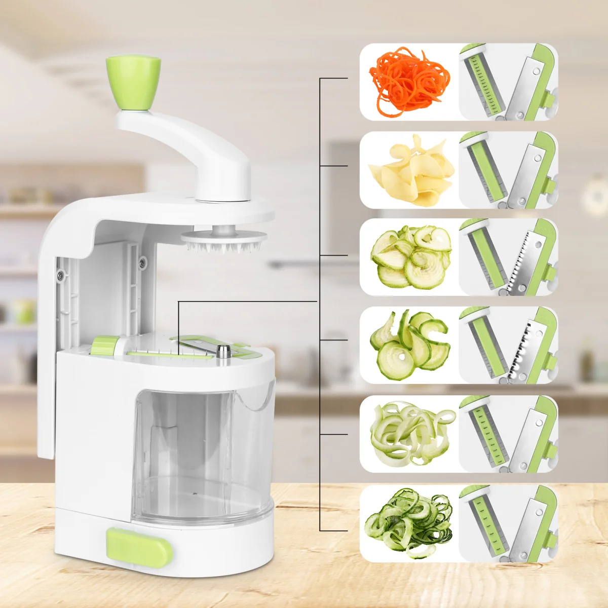 Spiral Potato Slicer, Hand Slicer, Grater, Rub the Thread, Fancy Vegetable Cutter, Kitchen Tool, New