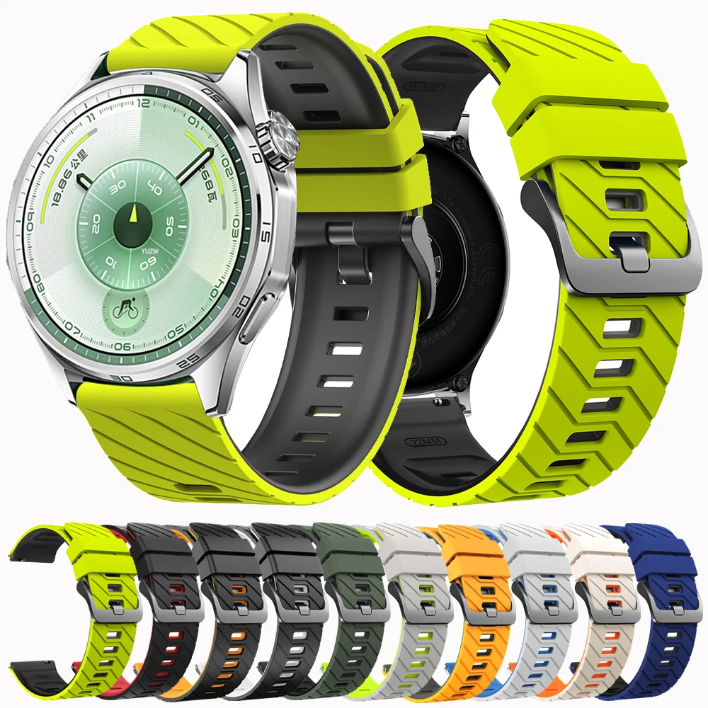 Premium 22mm Silicone Sports Band – Universal Watch Strap