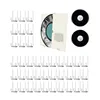 10 PCS Mini Vinyl Record Display Racks Punch Free Transparent Acrylic Record Photo Display Stand Holder Wall Hooks CD Shelf 1