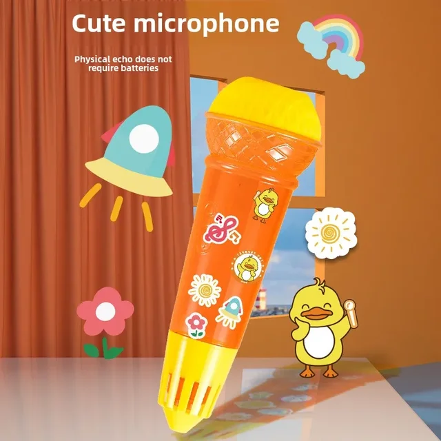 24cm Large Echo Microphone Physical Children's Echo Microphone Singing Toy Music Enlightenment Echo Production Practice 4