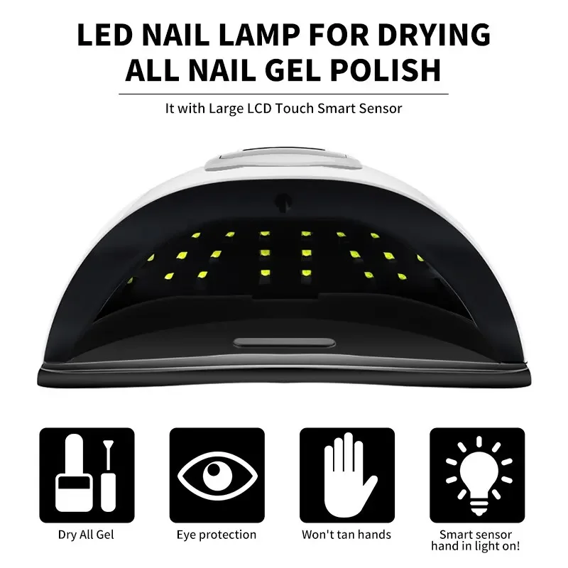 SUN X11 MAX Professional Nail Drying Lamp for Manicure 280W Nails Gel Polish Drying Machine with Auto Sensor UV LED Nail Lamp 2