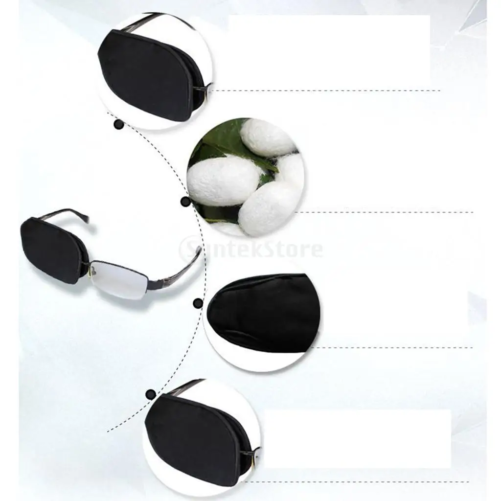 1 Piece Single Occlusion Eye patch For Adult Kid Children Amblyopia Patches Eye Vision Care Reusable