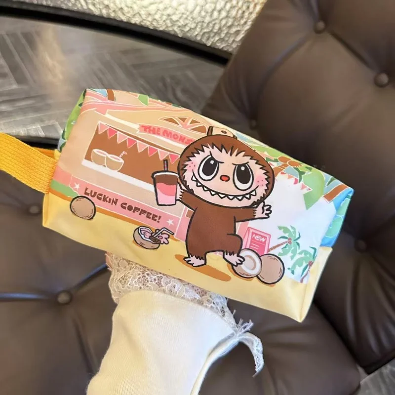 Labubu Cartoon Wallet & Storage Bag – Cute Waterproof Makeup & Toiletries Organizer for Students & Girls 1