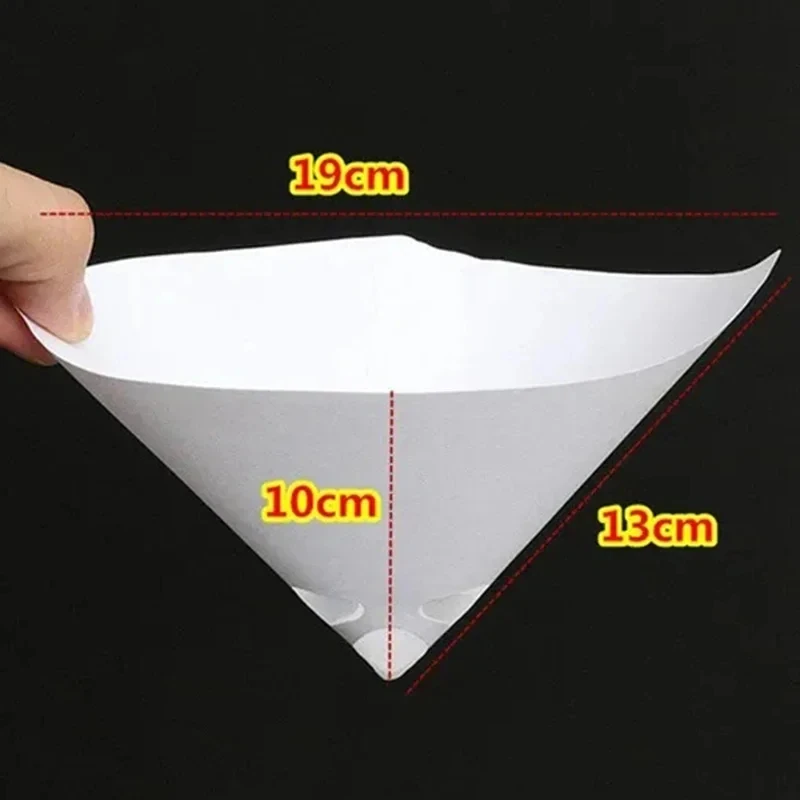 Automotive spray paint mesh paper filter funnel filters screens disposable conical filter funnels paint strainer paper 10-100pcs