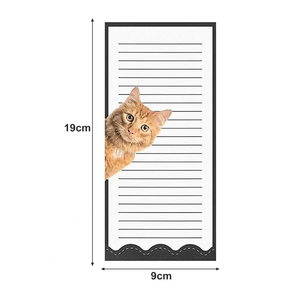 6Pcs Cartoon Magnetic Memo Pad Notepads To-Do Memos ListHome Time-saving Note Pads Grocery List Notepad For Fridge
