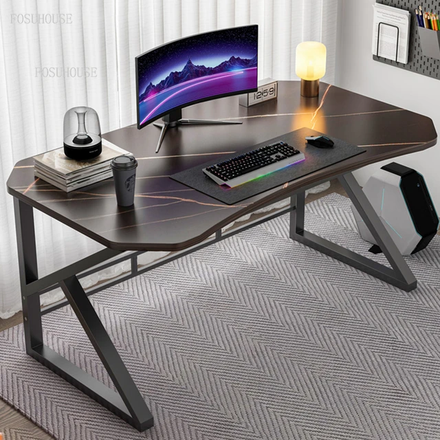 Scrivanie per Computer Desktop scrivanie per studenti di casa scrivanie per  ufficio moderne semplici scrivania per Computer da camera da letto Set da  scrivania per giocatori di lusso leggero - AliExpress