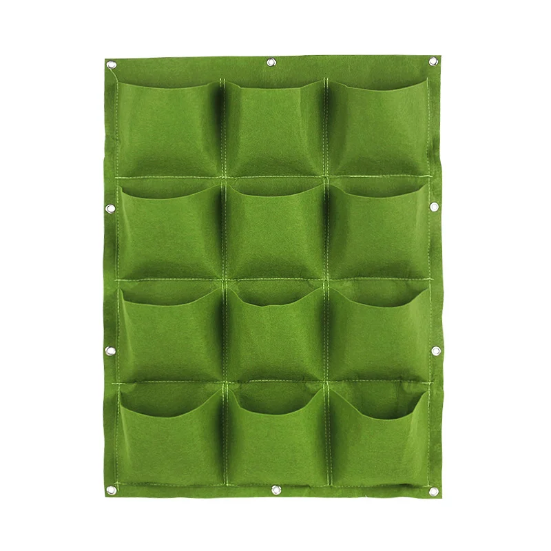 6/9Grids Pockets Wall Hanging Planting Pot Green Plant Grow Planter Vertical Garden Bag Garden Supplies Bags Tool