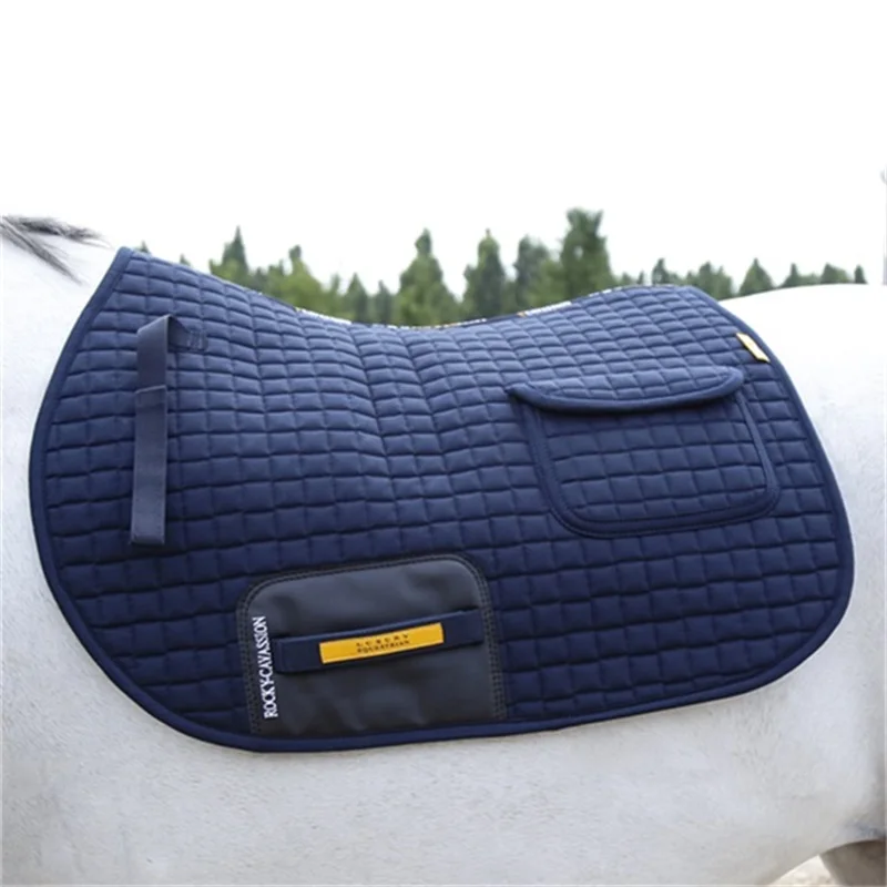 navycolorpadridinghorseonhorsebacksaddlepadequestrian