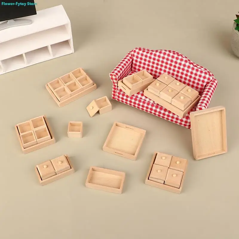 

1/12 миниатюрный поднос для кукольного домика, игрушки, кукольный домик, аксессуары для украшения мебели, оптовая продажа