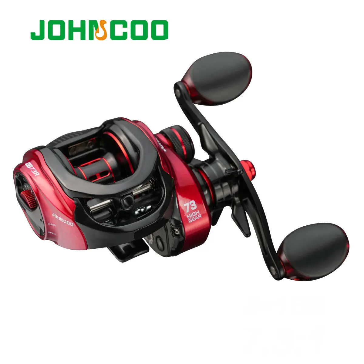 Moulinet casting ultra-léger pour pêche black-bass brochet - Drag 8kg baitcasting reel léger