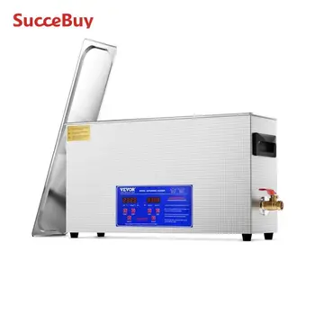 SucceBuy 10L Ultrasonic Cleaner 300W 40kHz Professional Ultrasound Cleaning Machine with Timer & Heater for Gun Automotive Parts 1