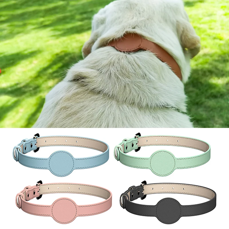 Soporte para collar de perro reflectante compatible con Airtags Tracker,  acolchados, resistentes collares de perro con funda Airtag, accesorios  Apple