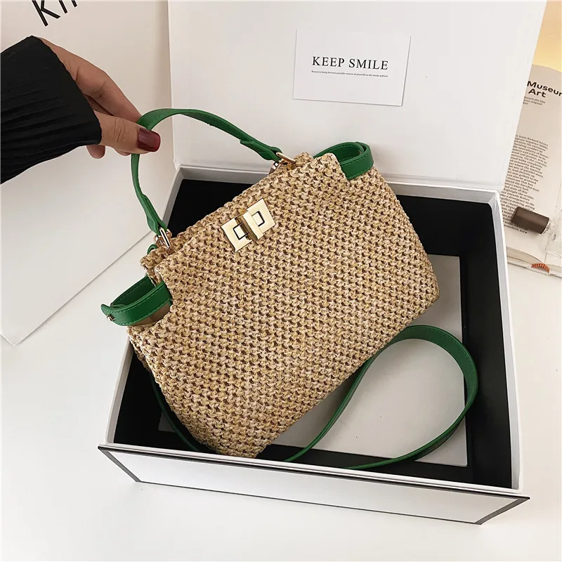 2023-New-Summer-Straw-Bags-for-Women-High-Quality-Shoulder-Bag-Cute ...