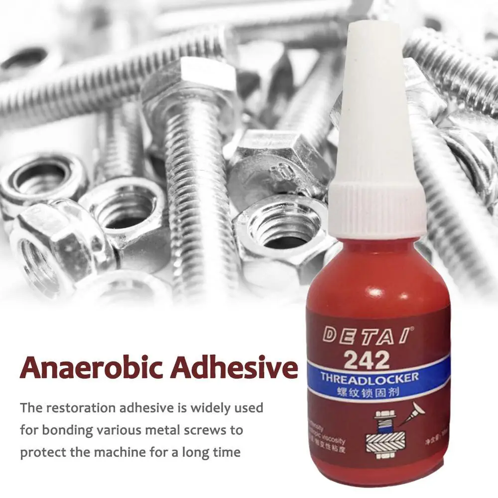Description Picture 5 of item1 Bottle 10ml Anti-pressure Blue 242 Glue Anaerobic Screw Lock Adhesive Wire Sealing Anti-corrosion Thread Anaerobic Glue
