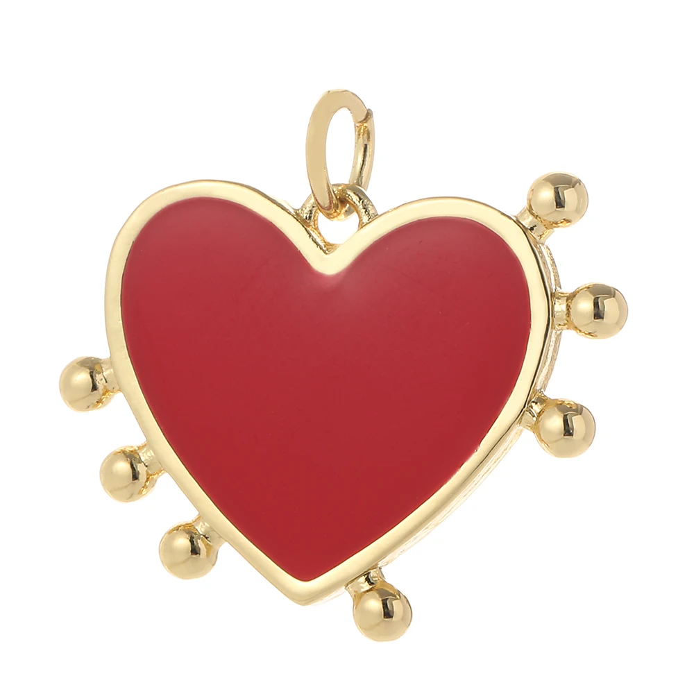 Jewelry Charms Red Love Heart Cute Resin Butterfly Diy Earrings Bracelet Necklace Pendant