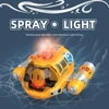 RC Boat Remote Control Boats Spray Powerboat Twin Propeller 2.4G Radio Controlled Ship with Lights Toys for Boys Girl Kids Gifts 3