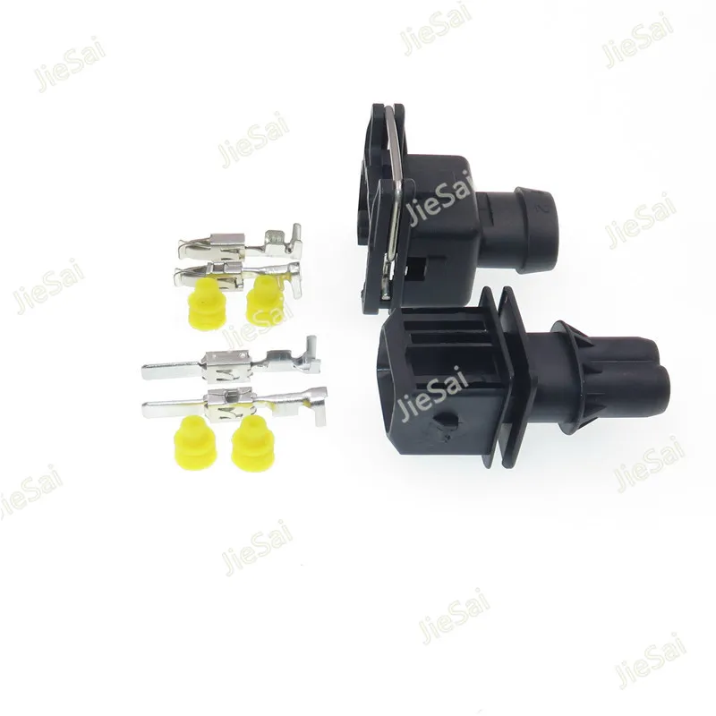 Description Picture 4 of item827551-3 / 828657-3 106462-1 Female Male EV1 Style 3.5mm 2 Pin TYCO AMP Car Fuel Injector Type EV1 Injector Automotive Connector