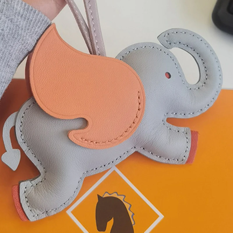 Acrylic Sewing Pattern of Elephants, Hanging Pendent Template, DIY Leathercrafts Template, 11.5*9.7cm