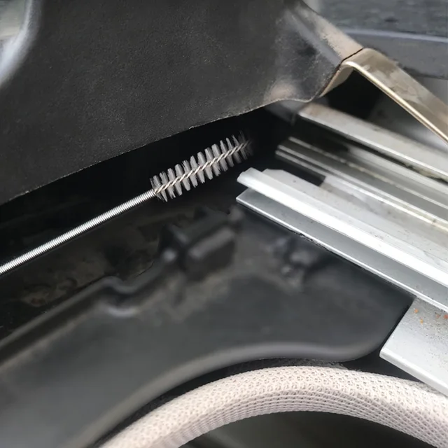 Spazzola Per Pulizia Tubi Di Scarico Auto - Per Tettucci Apribili E Fori, Acciaio - Foto 8