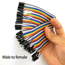 Versatile 40 - Pin Jumper Wire Connection Set - 10/20/30cm Lengths - 20cm (Male to female)