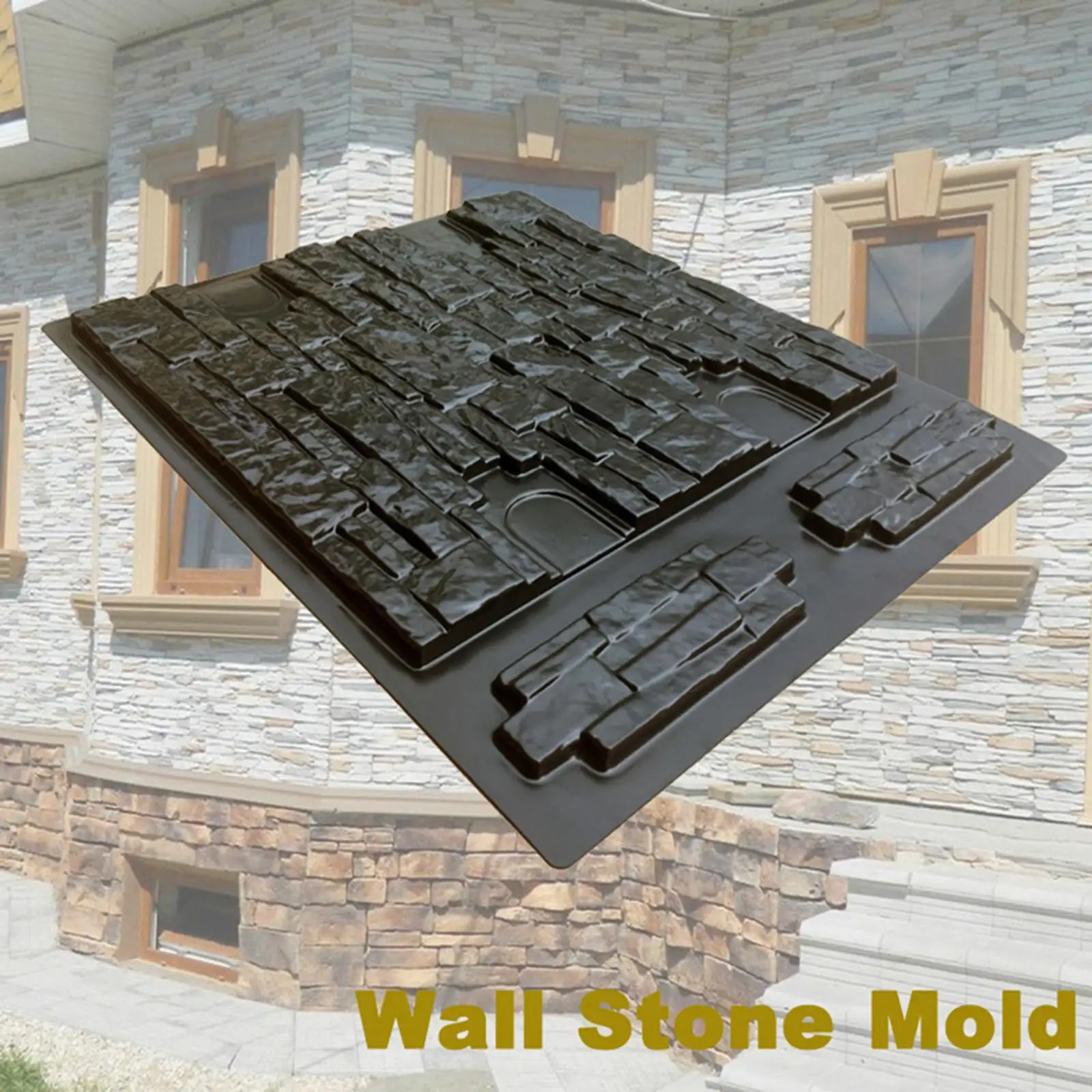 Wall Concrete Molds Stone Mold Mould ABS Plastic for DIY Plaster