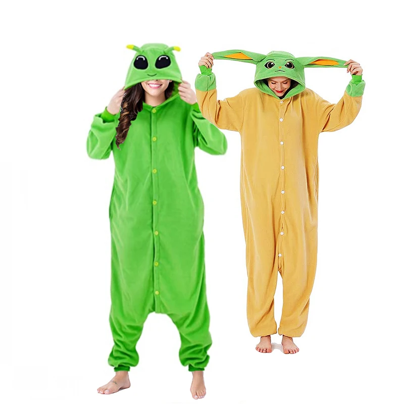 

2021New Men Pajamas Animal Women Onesies Adults Fleece Cartoon Pijamas Birthday Gift Cosplay Costume Raccoon Kigurumi