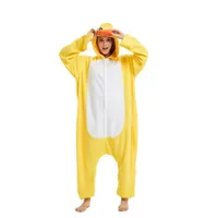 Yellow Duck Onesie Animal Kigurumi Unicorn Pyjamas Halloween Adult Cartoon Pajama Cosplay Party Women Men Homewear Slippers XXL - Image 6