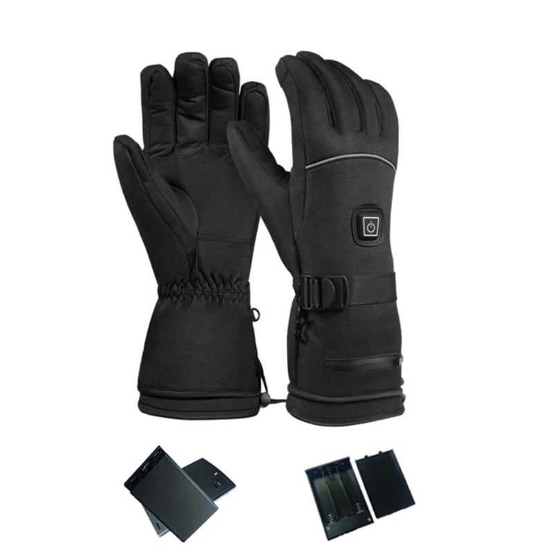 Electric Heated Gloves for Women Men Freezer Work, Touching Screen Winter Hand Warmer Gloves for Skiing Cycling Hunting 5