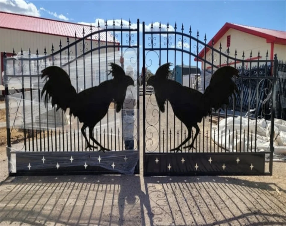 Hot Sale Traditional Wrought Iron Gate Supports Sizes And Colors With Images, Providing The Best Prices