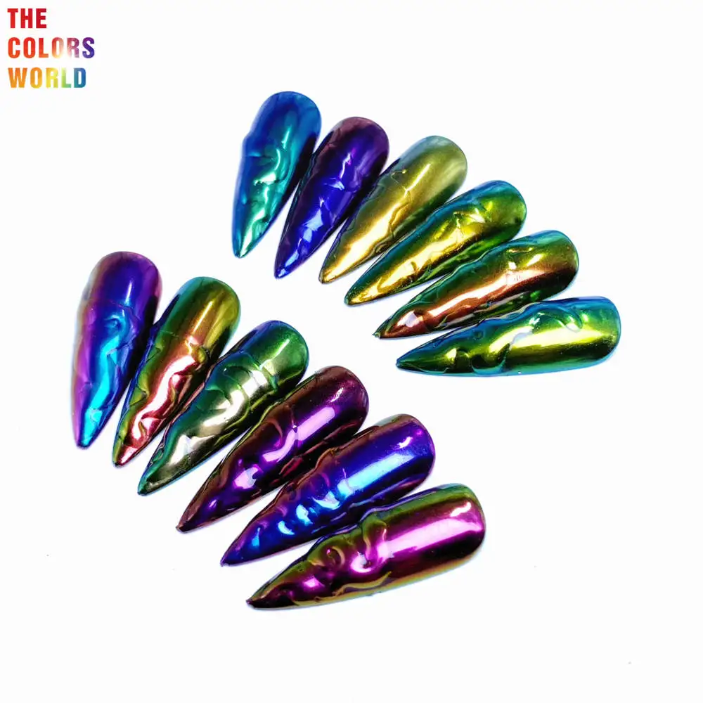 TCT-194 Hexagon Shape Chunky Mix Metallic Color Nail Glitter For Nail Art  DIY Decoration Body Art Makeup FacePainting DIY