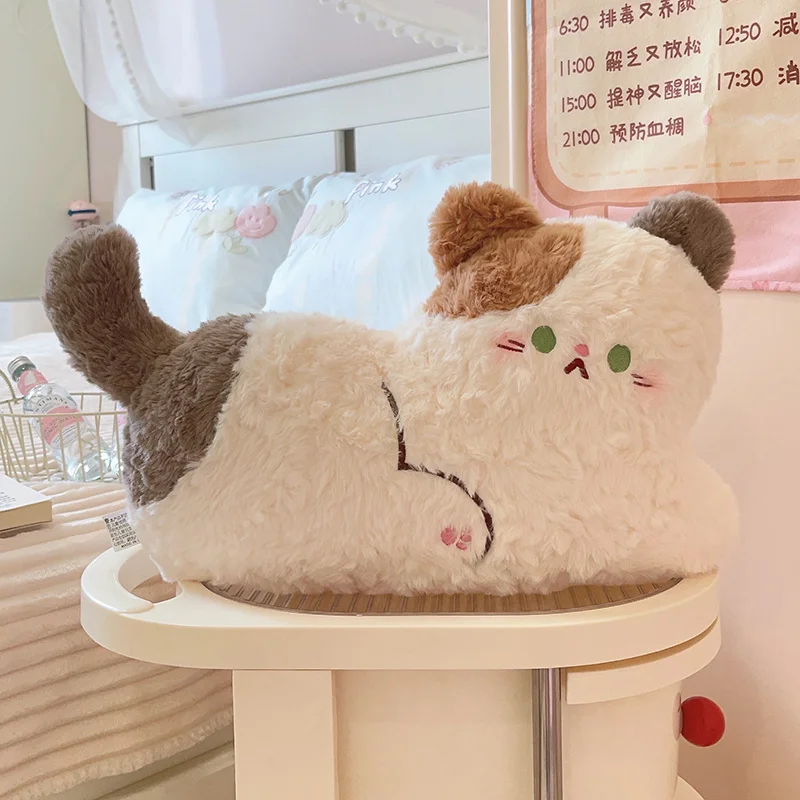 Kawaii Therapy Soft Animal Cat Doll Pillow Collection