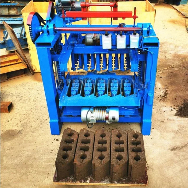 

YG Semi-auto Interlocking Concrete Brick Block Maker Molding Machine Free Trolley Cement Brick Making Machine Sale for Nigeria