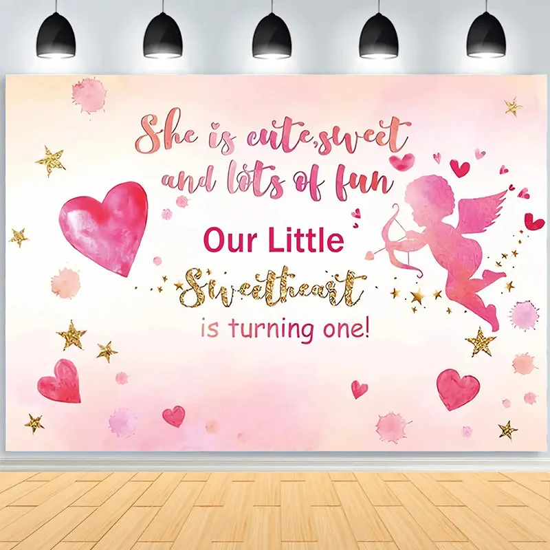 

SHENGYONGBAO Happy Birthday Photography Backdrops For Girl Quinceanera Pink Rose Gender Reveal Studio Background Props VV-118