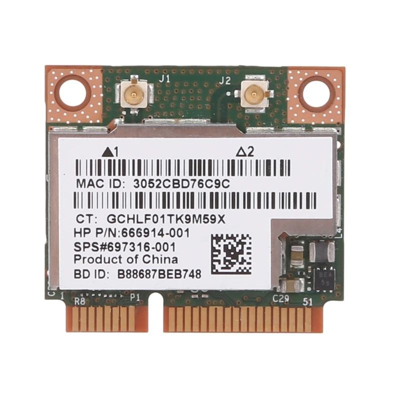 

Сетевая карта Wi-Fi, двухдиапазонная беспроводная мини-карта PCIE 802.11abgn, Wi-Fi WLAN, 300 Мбит/с