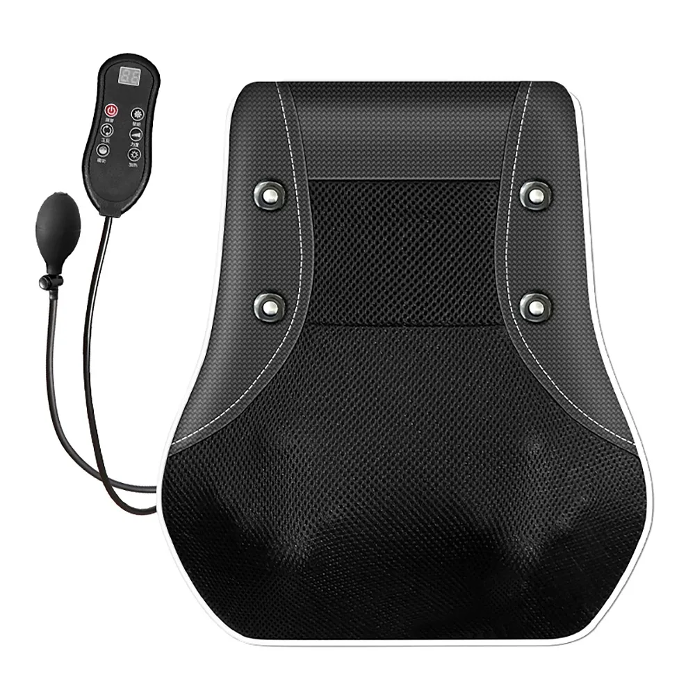 Electric Neck Massage Pillow Heating Vibration Shiatsu Neck Back Shoulder Body Relaxation Massage Car Home