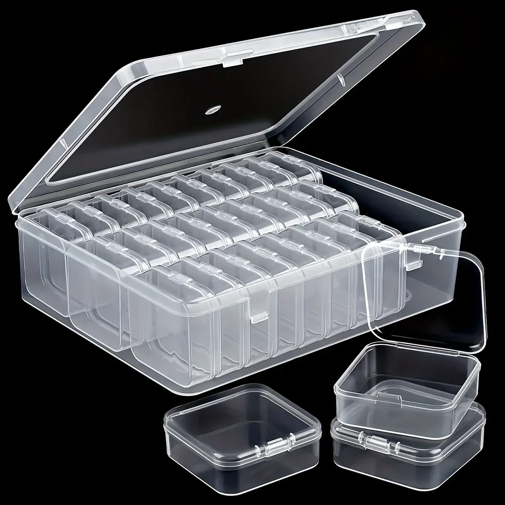 DIY Diamond Painting Embroidery Storage Box Nail Art Jewelry Rhinestone Mosaic Storage Container Multifunctional Box
