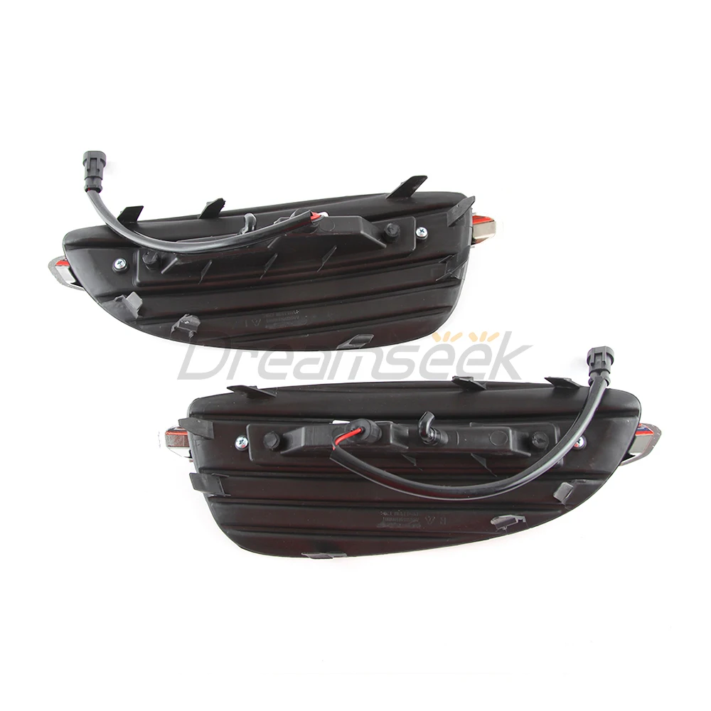LED Daytime Running Light for Mercedes-Benz V-Class V260 V250 2016-2018 DRL Daylight Driving Fog Lamp with Turn Signal Headlight