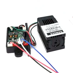 Industrial 12V 450nm 500mw Blue Laser Diode Module Focus Dot Head Fan Long-time Working