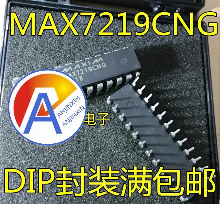 

10 шт., 100% оригинальный новый драйвер дисплея MAX7219 MAX7219CNG MAX7219ENG DIP24