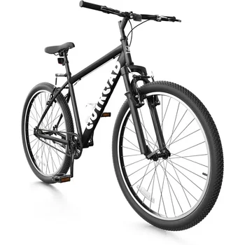 22382-e34fdf.jpg 26 7-Speed Mountain Bike with Carbon Steel Frame, V-Brakes, Front Suspension, and Adjustable Seat for Men & Women - Easy Assembl