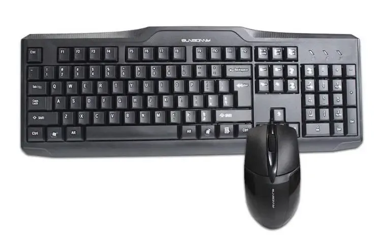 Mensoni Wired Keyboard Mouse Set Practical for Office Use Compatible with Desktops Laptops Universal Computer And Business Suppl