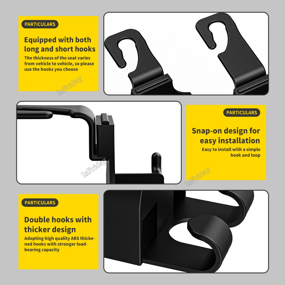 Universal Car Seat Headrest Hook Hanger Storage Organizer Universal with  Cup Holder for Handbag Fit Vehicle Car Accessories - AliExpress