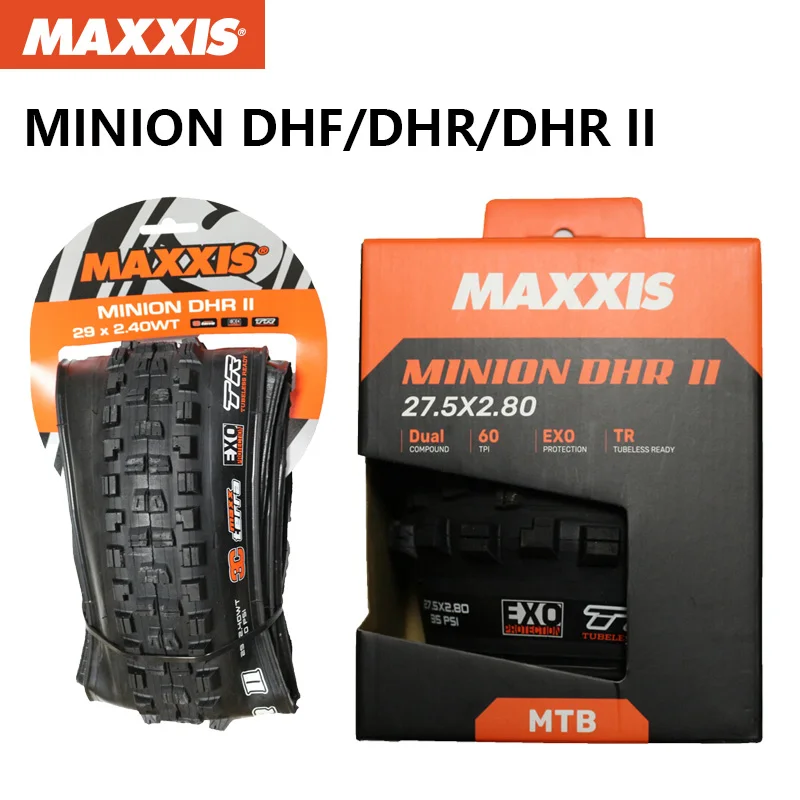 X2 Maxxis Dhr 29 Dd MAXXIS MINION DHR Ⅱ DHF Mountain Bike Tires