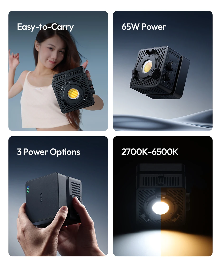 Ulanzi EC65 65W Cube Light description image 2