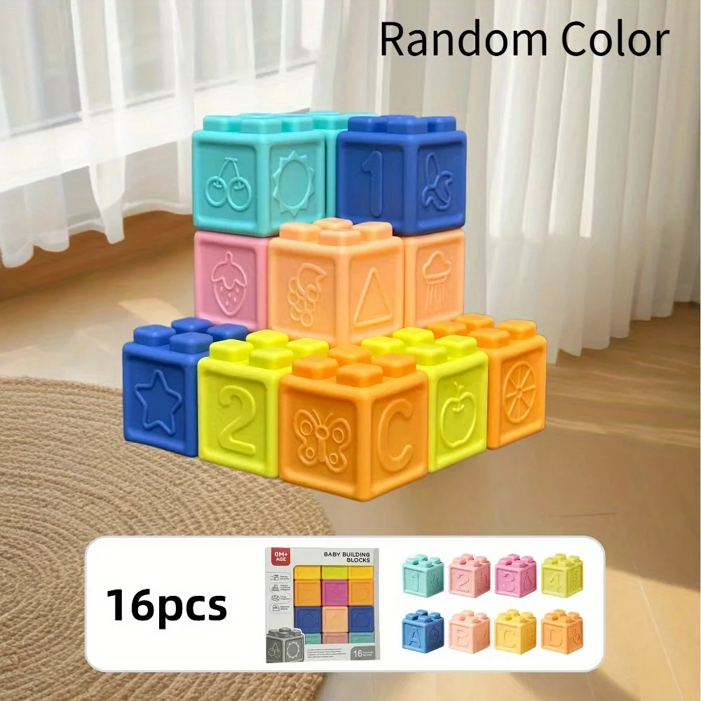 Stacking and sorting building block toys for infants and young children, Engaging Patterns, Sorting Cubes, Skillbuilding Toys
