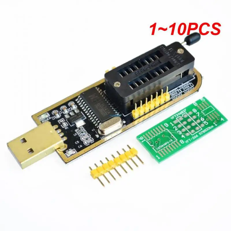 1 ~ 10Pcs 24 25 Series Eeprom Flash Bios Modulo Programmatore Usb + Soic8 Sop8 Clip Di Prova Per Kit Eeprom 93Cxx / 25Cxx / 24Cxx