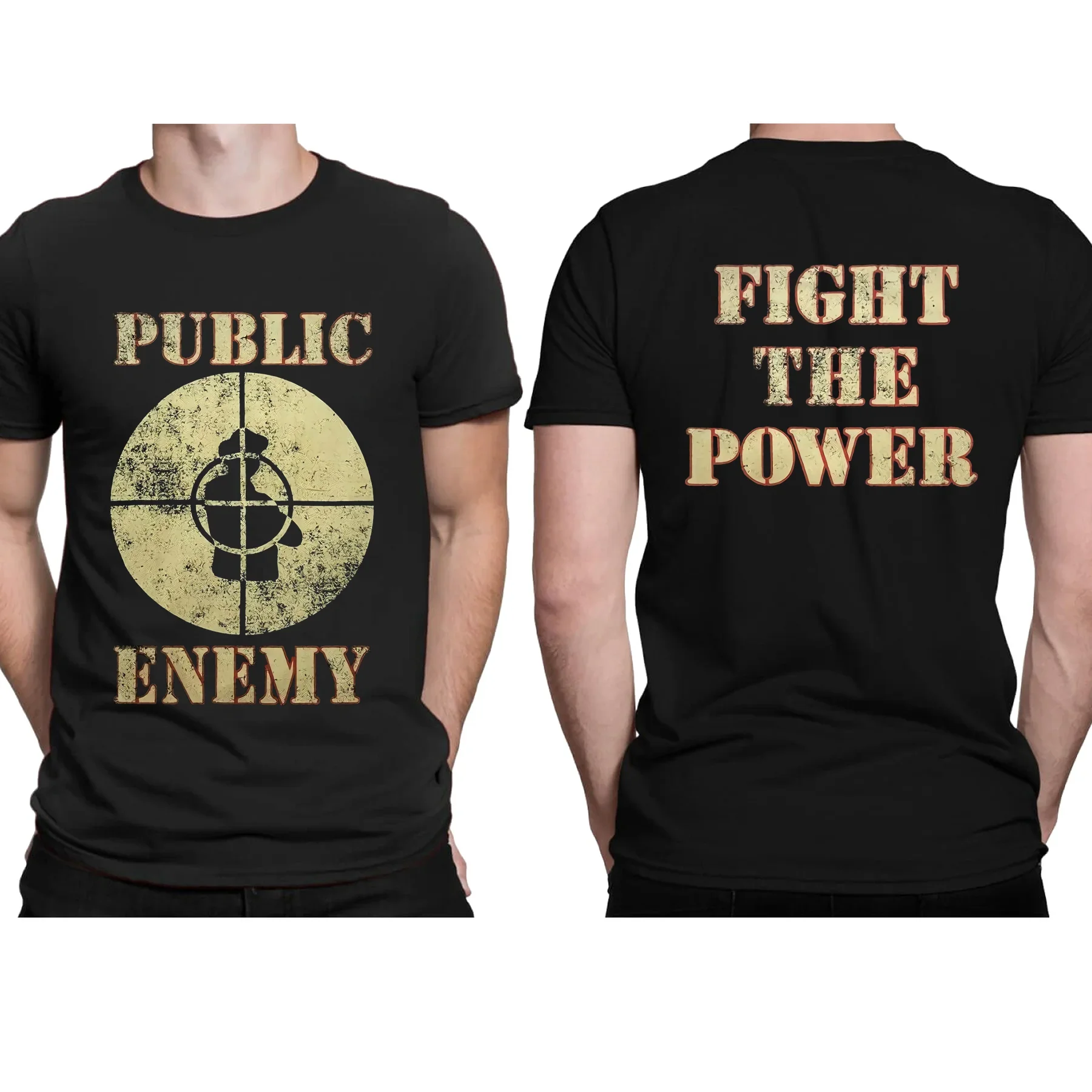

Amazing T Shirt Casual Oversized HOT Public Enemy Fight The Power Vintage Essential T-shirt Men T-shirt Graphic Streetwear S-3XL