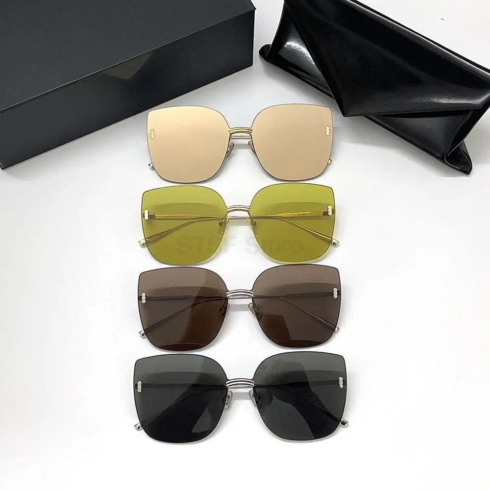 

MODM Rose Gold Sunglasses Women Men GM Shades Luxury Brand Gentle Designer Mirror Sun Glasses Female Metal Frame Sunglasses
