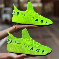 YRZL Loafers Shoes Men Casual Mesh Breathable Non Slip Outdoor Comfortable Indoor Gym Shoes Big Size Shoes for Men