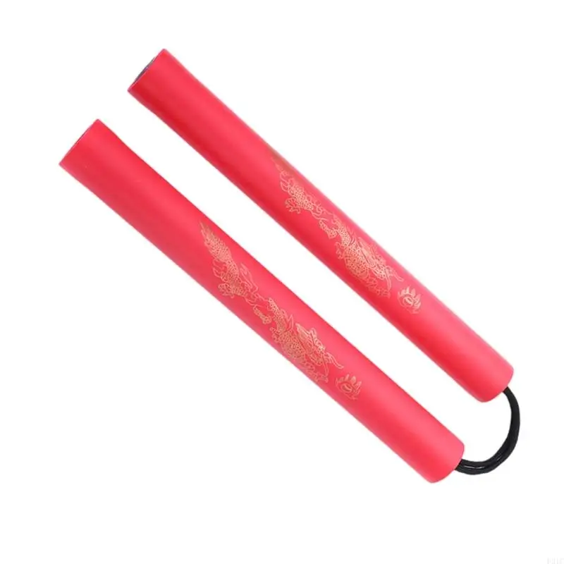 Two Section Martial Arts Nunchucks with Rope Suitable for Beginner Training 1Pc